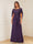 A-Line/Princess Illusion Scoop Appliques Ruched Mother of the Bride Dresses