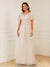 A-Line/Princess Illusion Scoop Appliques Ruched Mother of the Bride Dresses