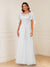 A-Line/Princess Illusion Scoop Appliques Ruched Mother of the Bride Dresses