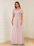A-Line/Princess Illusion Scoop Appliques Ruched Mother of the Bride Dresses
