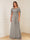 A-Line/Princess Illusion Scoop Appliques Ruched Mother of the Bride Dresses