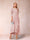 A-Line/Princess Sheer Neck 3/4 Sleeves Mother of the Bride Dresses with Beading