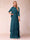 A-Line/Princess Scoop Ruched Floor-Length Mother of the Bride Dresses with Ruffles & Jacket
