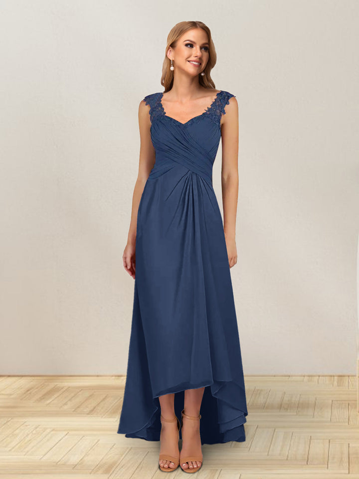 A-Line/Princess Sleeveless Long Formal Evening Dresses With Ruffles &amp; Jacket