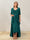A-Line/Princess Sleeveless Long Formal Evening Dresses With Ruffles & Jacket