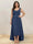 A-Line/Princess Sleeveless Long Formal Plus Size Evening Dresses With Ruffles & Jacket