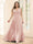 A-Line V-Neck Sleeveless Chiffon Plus Size Bridesmaid Dresses With Pockets