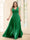A-Line V-Neck Sleeveless Chiffon Plus Size Bridesmaid Dresses With Pockets