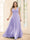 A-Line V-Neck Sleeveless Chiffon Plus Size Bridesmaid Dresses With Pockets