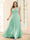A-Line V-Neck Sleeveless Chiffon Plus Size Bridesmaid Dresses With Pockets
