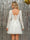 A-Line/Princess Sweetheart Tulle Short Dresses with Appliques & Lace