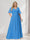 A-Line/Princess V-Neck Half Sleeves Chiffon Plus Size Bridesmaid Dresses with Pockets