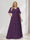 A-Line/Princess V-Neck Half Sleeves Chiffon Plus Size Bridesmaid Dresses with Pockets