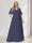 A-Line/Princess V-Neck Half Sleeves Chiffon Plus Size Bridesmaid Dresses with Pockets