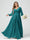 A-Line/Princess V-Neck Long Sleeves Chiffon Ruffles Plus Size Bridesmaid Dresses with Pockets