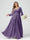 A-Line/Princess V-Neck Long Sleeves Chiffon Ruffles Plus Size Bridesmaid Dresses with Pockets