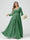 A-Line/Princess V-Neck Long Sleeves Chiffon Ruffles Plus Size Bridesmaid Dresses with Pockets