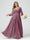 A-Line/Princess V-Neck Long Sleeves Chiffon Ruffles Plus Size Bridesmaid Dresses with Pockets