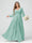 A-Line/Princess V-Neck Long Sleeves Chiffon Ruffles Plus Size Bridesmaid Dresses with Pockets