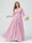 A-Line/Princess V-Neck Long Sleeves Chiffon Ruffles Plus Size Bridesmaid Dresses with Pockets