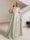 A-Line/Princess V-Neck Short Sleeves Silk Satin Plus Size Bridesmaid Dresses with Pockets