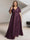A-Line/Princess V-Neck Short Sleeves Silk Satin Plus Size Bridesmaid Dresses with Pockets