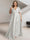 A-Line/Princess V-Neck Short Sleeves Silk Satin Plus Size Bridesmaid Dresses with Pockets