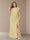 Sheath/Column Short Sleeves Chiffon Plus Size Bridesmaid Dresses with Split Side