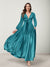 A-Line/Princess V-Neck Long Sleeves Bridesmaid Dresses with Pockets