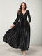 A-Line/Princess V-Neck Long Sleeves Bridesmaid Dresses with Pockets