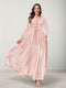A-Line/Princess V-Neck Long Sleeves Bridesmaid Dresses with Pockets