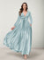 A-Line/Princess V-Neck Long Sleeves Bridesmaid Dresses with Pockets
