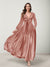 A-Line/Princess V-Neck Long Sleeves Bridesmaid Dresses with Pockets