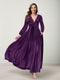 A-Line/Princess V-Neck Long Sleeves Bridesmaid Dresses with Pockets