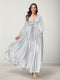 A-Line/Princess V-Neck Long Sleeves Bridesmaid Dresses with Pockets