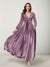 A-Line/Princess V-Neck Long Sleeves Bridesmaid Dresses with Pockets