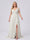 A-Line/Princess V-Neck Split Side Floor-Length Chiffon Plus Size Bridesmaid Dresses With Ruffles