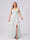 A-Line/Princess V-Neck Split Side Floor-Length Chiffon Plus Size Bridesmaid Dresses With Ruffles