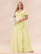 A-Line/Princess V-Neck Long Plus size Bridesmaid Dresses with Ruffles