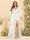 Sheath/Column V-Neck Long Sleeves Formal Plus Size Dresses with Split Side & Ruched