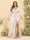 Sheath/Column V-Neck Long Sleeves Formal Plus Size Dresses with Split Side & Ruched