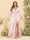 Sheath/Column V-Neck Long Sleeves Formal Plus Size Dresses with Split Side & Ruched
