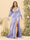 Sheath/Column V-Neck Long Sleeves Formal Plus Size Dresses with Split Side & Ruched