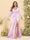 Sheath/Column V-Neck Long Sleeves Formal Plus Size Dresses with Split Side & Ruched