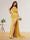 Sheath/Column Off-the-Shoulder Long Formal Dresses with Split Side & Ruched