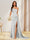 Sheath/Column One-Shoulder Long Formal Dresses with Split Side