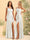 Sheath/Column One-Shoulder Long Bridesmaid Dresses with Split Side