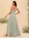 A-line/Princess One-The-Shoulder Asymmetrical Long Bridemaid dresses