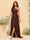 A-line/Princess One-The-Shoulder Asymmetrical Long Bridemaid dresses