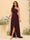 A-line/Princess One-The-Shoulder Asymmetrical Long Bridemaid dresses